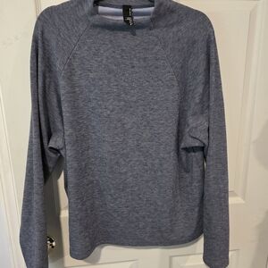 Gray Long Sleeve Top